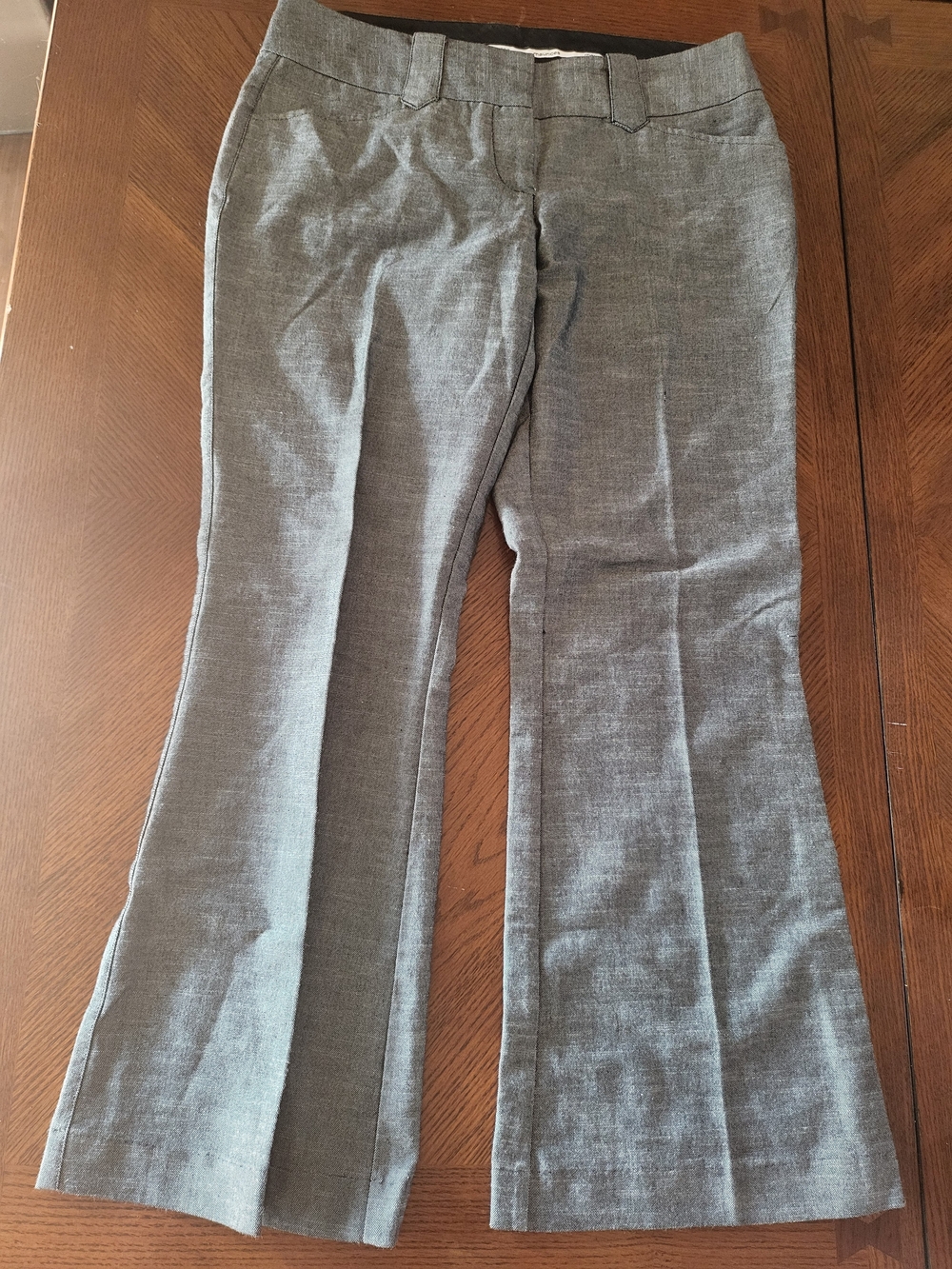 Maurices Gray Bootcut Dress Pants 7/8 Short
